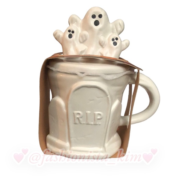 Ghost RIP mug with topper new with tags - Picture 12 of 15